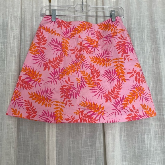 St. John’s Bay Pink Floral Leaf Skort Size 6/S - Picture 7 of 7